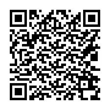 Codice QR per il numero di telefono +16032638671