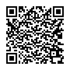 Codice QR per il numero di telefono +16032638672