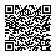 QR Code pour le numéro de téléphone +16033500046