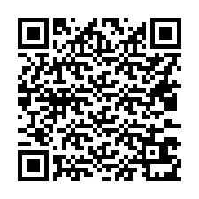 QR-code voor telefoonnummer +16033631012