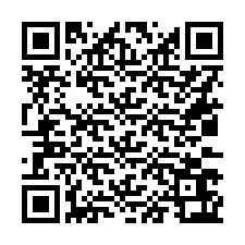 Kod QR dla numeru telefonu +16033663314