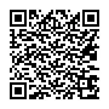 QR-koodi puhelinnumerolle +16033672083