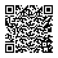 Código QR para número de teléfono +16034141944