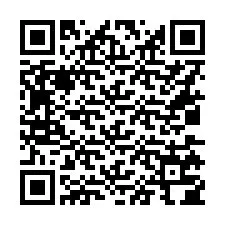 QR-koodi puhelinnumerolle +16035704414