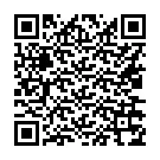 Código QR para número de teléfono +16036374896