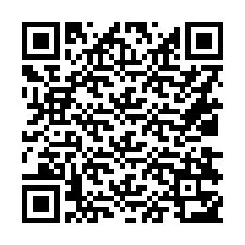 QR Code สำหรับหมายเลขโทรศัพท์ +16038353249