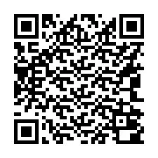 QR Code pour le numéro de téléphone +16042000000