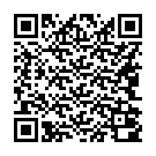 Codice QR per il numero di telefono +16042000022