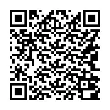 QR-code voor telefoonnummer +16042000024