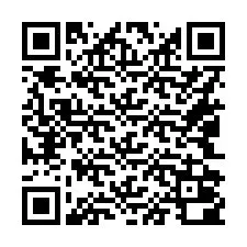 QR код за телефонен номер +16042000029