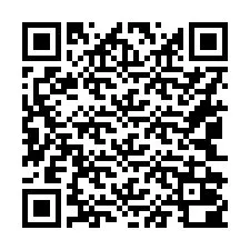 Código QR para número de telefone +16042000031