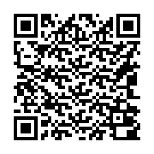 QR код за телефонен номер +16042000041