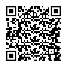 Codice QR per il numero di telefono +16042946657