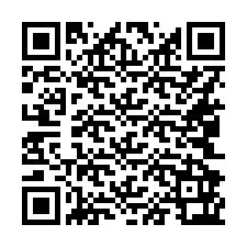 QR код за телефонен номер +16042963236