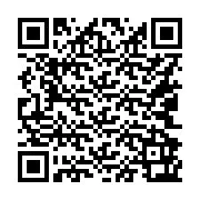 Código QR para número de telefone +16042963238