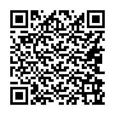 Código QR para número de telefone +16042965197