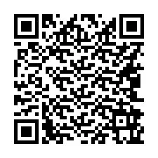 Codice QR per il numero di telefono +16042965492