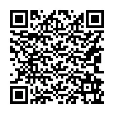 Codice QR per il numero di telefono +16042965505