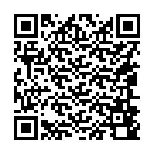 Código QR para número de teléfono +16046840558