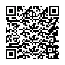 QR Code for Phone number +16047981649