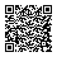 QR код за телефонен номер +16048274173