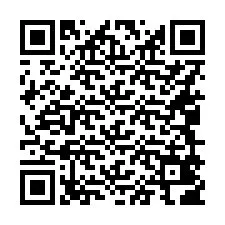 QR Code for Phone number +16049406462