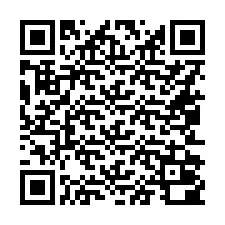 QR Code pour le numéro de téléphone +16052000026