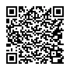 QR-code voor telefoonnummer +16052000033