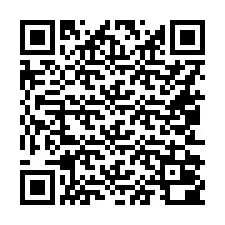 QR-code voor telefoonnummer +16052000036