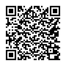 QR-koodi puhelinnumerolle +16052000037