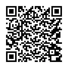 QR-code voor telefoonnummer +16052000721