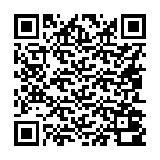 QR Code สำหรับหมายเลขโทรศัพท์ +16052000956