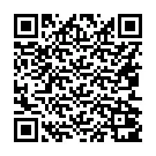 QR-code voor telefoonnummer +16052001202