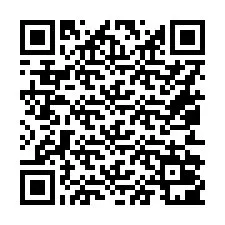 Código QR para número de teléfono +16052001409