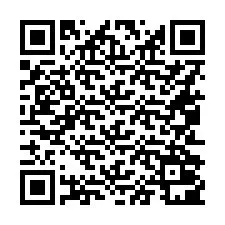 Codice QR per il numero di telefono +16052001672