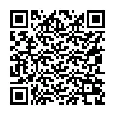 Kod QR dla numeru telefonu +16052028450