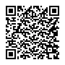 QR-Code für Telefonnummer +16052028462