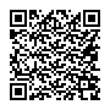 Codice QR per il numero di telefono +16052028463