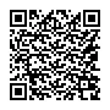 Kode QR untuk nomor Telepon +16052028478