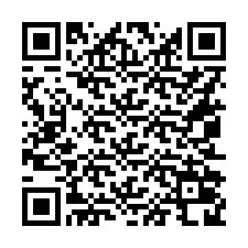 QR-koodi puhelinnumerolle +16052028490