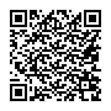 Codice QR per il numero di telefono +16052028507