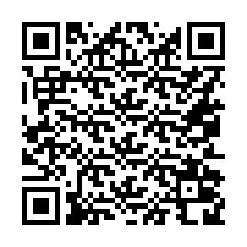 QR Code pour le numéro de téléphone +16052028513