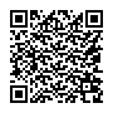 Código QR para número de telefone +16052028518