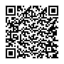 QR-Code für Telefonnummer +16052205526