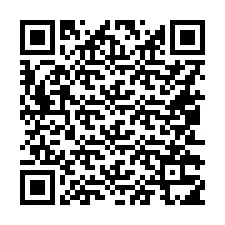 Código QR para número de telefone +16052315976