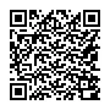 Código QR para número de teléfono +16052500435