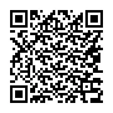 QR-Code für Telefonnummer +16053336132