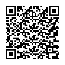 Código QR para número de teléfono +16053336200