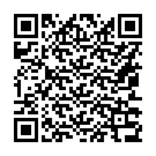 Código QR para número de teléfono +16053336205