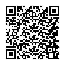 QR-koodi puhelinnumerolle +16054960139